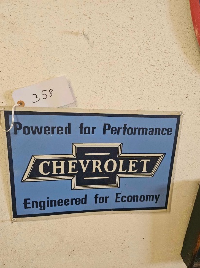 Metal sign