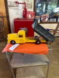 Metal toy dump truck