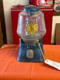 One cent vintage gumball machine