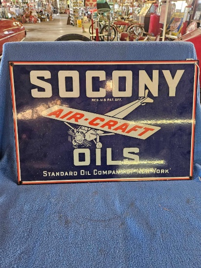 Sign Socony oils