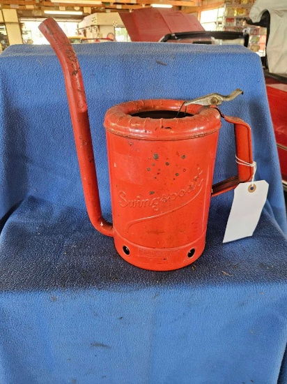 Swing spout bulk oil