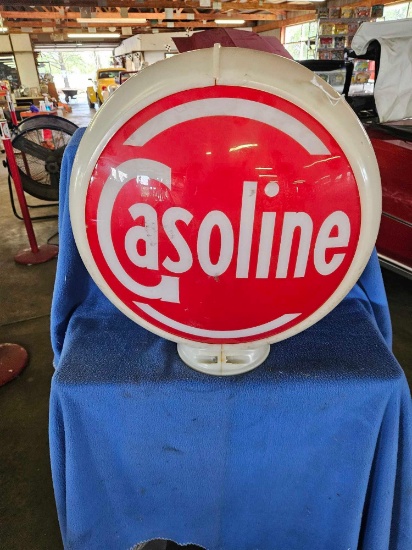 Gas pump globe