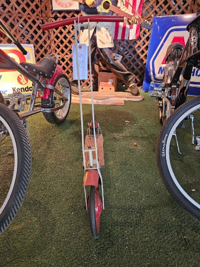Vintage foot paddle scooter