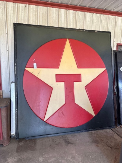 texaco plastic sign