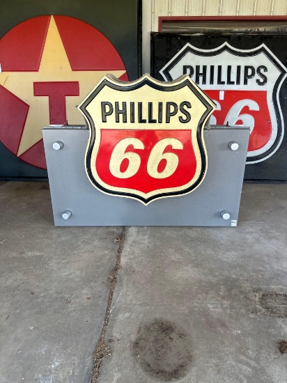 Philip 66 double-sided sign