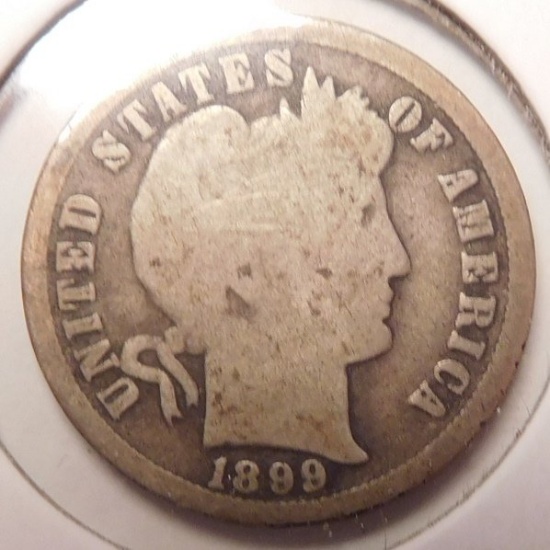 1899-O BARBER DIME GOOD