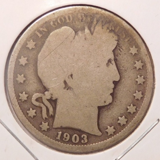 1903-O BARBER HALF DOLLAR GOOD