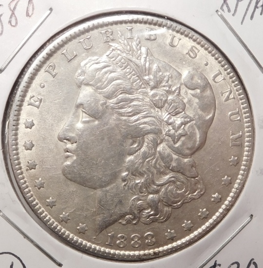 1888 MORGAN DOLLAR XF/AU