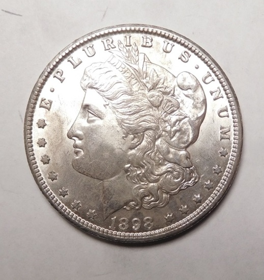 1898-O MORGAN DOLLAR GEM BU