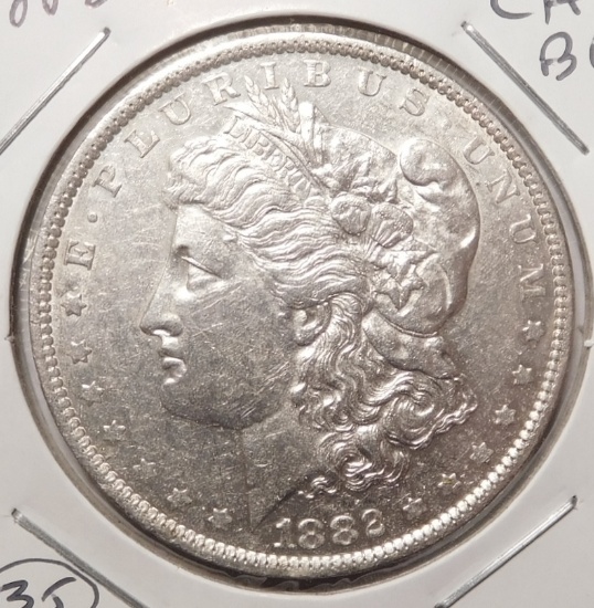 1882-O/S MORGAN DOLLAR BU