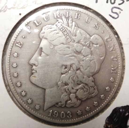 1903-S MORGAN DOLLAR VF (CLEANED)