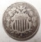 1867 SHIELD NICKEL FINE