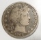 1901-O BARBER HALF DOLLAR VG/F