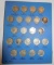 BUFFALO NICKEL COMPLETE SET GD-VF (64 COINS)