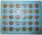 LINCOLN CENT PARTIAL SET AVE. CIRC.