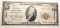 1929 NATIONAL BANK OF CHILICOTHE, OH $10.00 NOTE F/VF