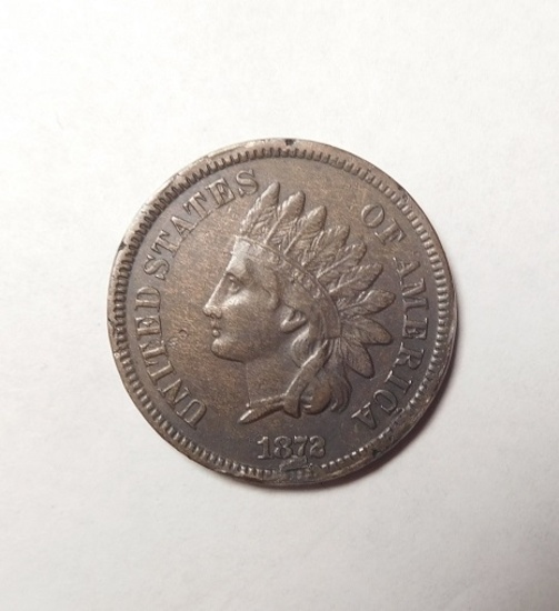 1872 INDIAN CENT XF-45
