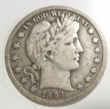 1894-S BARBER HALF DOLLAR FINE