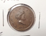 1863 MILLIONS FOR DEFENSE F43/388A CIVIL WAR TOKEN XF