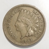 1863 INDIAN CENT VF