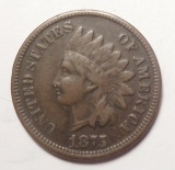 1875 INDIAN CENT FINE