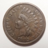 1882 INDIAN CENT XF/AU