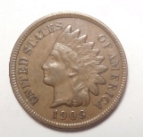 1909 INDIAN CENT VF/XF