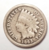 1863 INDIAN CENT GOOD