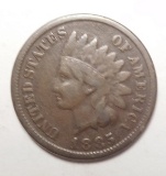 1885 INDIAN CENT FINE