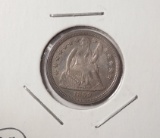 1859 LIBERTY SEATED DIME CH BU