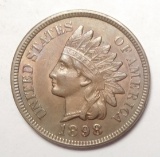 1898 INDIAN CENT AU/UNC