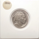 1930 BUFFALO NICKEL XF/AU