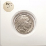 1930-S BUFFALO NICKEL AU