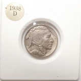 1938-D BUFFALO NICKEL UNC