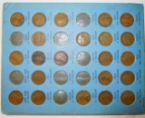 LINCOLN CENT PARTIAL SET AVE. CIRC.