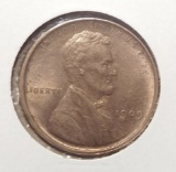 1909-VDB LINCOLN CENT MS63 RED