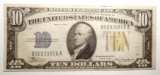 1934-A $10.00 SILVER CERTIFICATE CHOICE AU