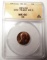 1972 DDO DIE 3 LINCOLN CENT ANACS MS-60 RED BROWN