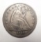 1846 LIBERTY SEATED DOLLAR CHOICE AU