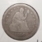 1856 LIBERTY SEATED QUARTER VG/FINE