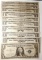 (10) 1957-A&B $1.00 SILVER CERTIFICATES GOOD-VG