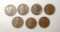 LOT OF (7) 1923-S LINCOLN CENTS F/VF
