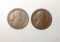 1911-D & 1911-S LINCOLN CENTS VG/FINE (2 COINS)