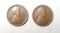 LOT OF (2) 1922-D LINCOLN CENTS VG/FINE