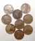 LOT OF (10) 1924-S LINCOLN CENTS G/FINE