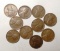 LOT OF (10) 1929 LINCOLN CENTS F/VF