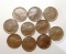 LOT OF (10) 1909 LINCOLN CENTS G/FINE