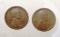 LOT OF (2) 1926-S LINCOLN CENTS G/FINE