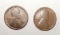 LOT OF 1911-D & 1912-D LINCOLN CENTS G/VG (2 COINS)
