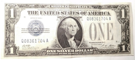 1928-A $1.00 SILVER CERTIFICATE XF